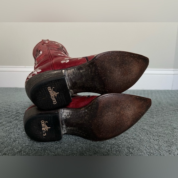 Old Gringo 7 B Cherry Blossom Red Western Cowboy Cowgirl Boots Valentines Gift - Picture 8 of 12